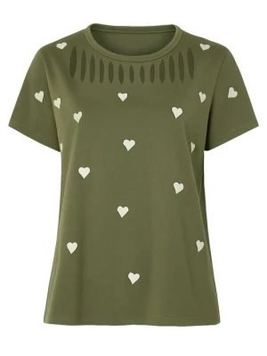 Foto van product Stil Diva Shirt olijfgroen / wit