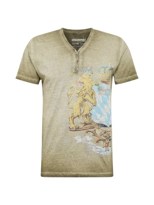 Foto van product STOCKERPOINT Shirt 'Bene' donkerbeige / turquoise / geel