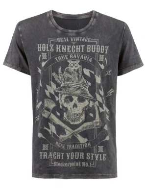 Foto van product STOCKERPOINT Shirt 'Buddy' grafiet / lichtgrijs
