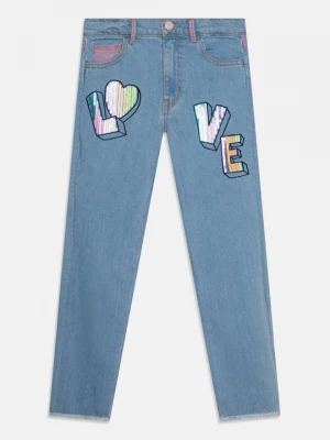 Foto van product Straight leg jeans Billieblush donkerblauw denim