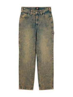 Foto van product Straight leg jeans Dickies lichtgeel