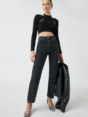 Foto van product Straight leg jeans KOTON zwart