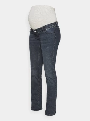 Foto van product Straight leg jeans Mamalicious donkerblauw denim