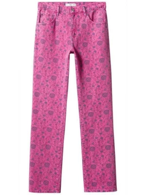 Foto van product Straight leg jeans Mango donkerroze