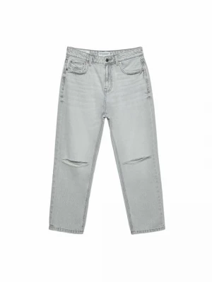 Foto van product Straight leg jeans Stradivarius donkergrijs