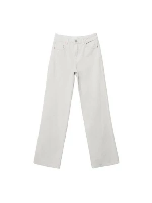 Foto van product Straight leg jeans Stradivarius zilverkleurig