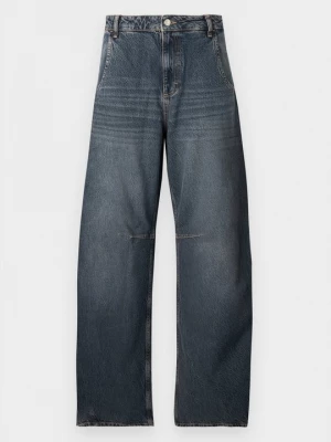 Foto van product Straight leg jeans Topshop donkerblauw denim