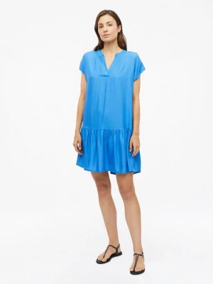 Foto van product Strandjurk met volants s.Oliver blauw
