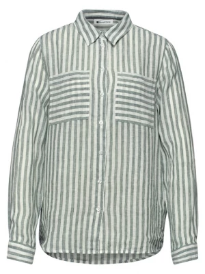 Foto van product STREET ONE Blouse groen gemêleerd / offwhite