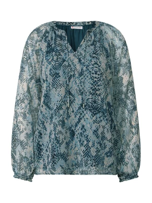 Foto van product STREET ONE Blouse taupe / cyaan blauw / lichtblauw