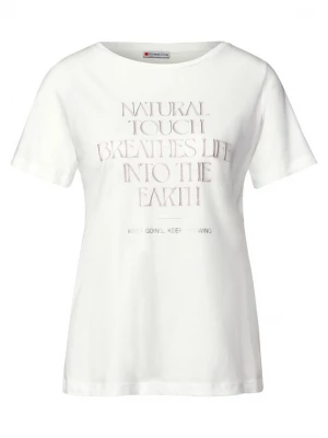 Foto van product STREET ONE Shirt rosa / zilver / natuurwit