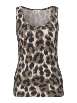 Foto van product STREET ONE Top 'Anni' beige / donkerbeige / zwart