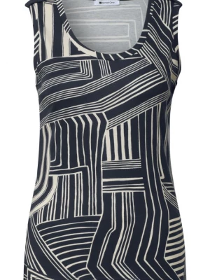 Foto van product STREET ONE Top crème / donkerblauw