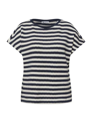 Foto van product STREET ONE Trui 'Crista' navy / wit