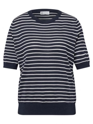 Foto van product STREET ONE Trui navy / wit