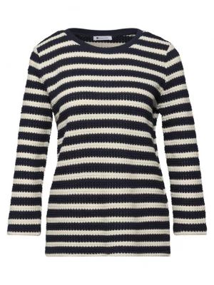 Foto van product STREET ONE Trui navy / wit