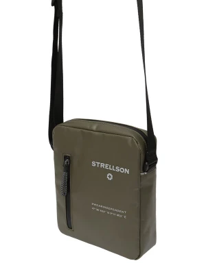 Foto van product STRELLSON Schoudertas 'Stockwell 2.0 Marcus' olijfgroen / natuurwit