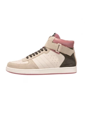 Foto van product STRELLSON Sneakers hoog 'Stripe Evans J' donkerbruin / rosa / poederroze