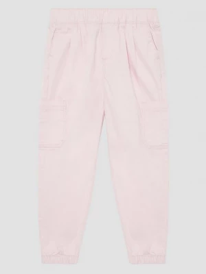 Foto van product Stretchkatoenen broek met opgezette zakken en elastische tailleband s.Oliver roze