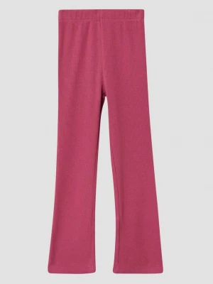 Foto van product Stretchy geribde legging van katoenmix met uitlopende pijpen s.Oliver roze