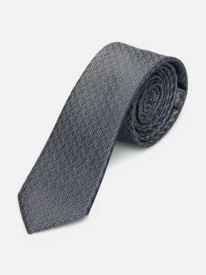 Foto van product Stropdas van jacquard met zijde s.Oliver blauw