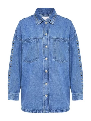 Foto van product Studio Untold Blouse blauw denim