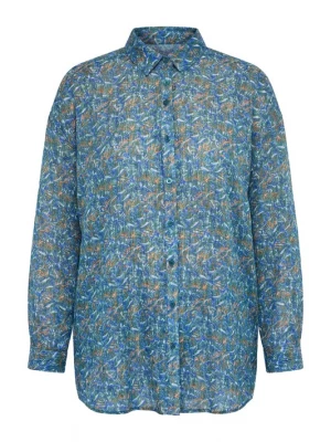 Foto van product Studio Untold Blouse blauw / groen