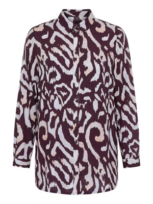 Foto van product Studio Untold Blouse bruin / wit gemêleerd