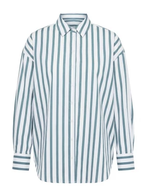 Foto van product Studio Untold Blouse petrol / wit