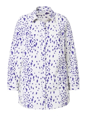 Foto van product Studio Untold Blouse violetblauw / wit