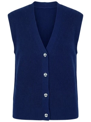 Foto van product Studio Untold Gebreid vest donkerblauw
