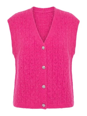 Foto van product Studio Untold Gebreid vest fuchsia