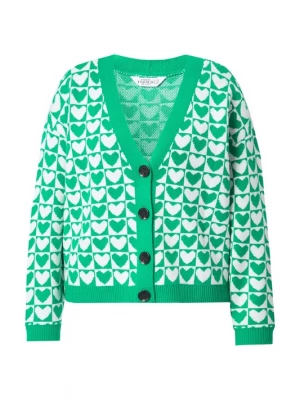 Foto van product Studio Untold Gebreid vest kiwi / wit
