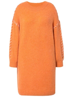 Foto van product Studio Untold Gebreide jurk oranje / wit