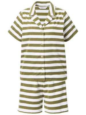 Foto van product Studio Untold Korte pyjama grasgroen / wit