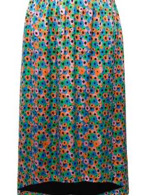 Foto van product Studio Untold Rok blauw / oranje / zalm roze / zwart