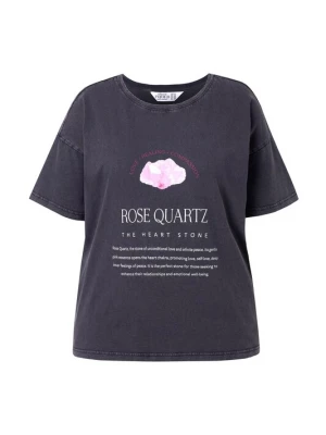 Foto van product Studio Untold Shirt antraciet / lichtroze / wit