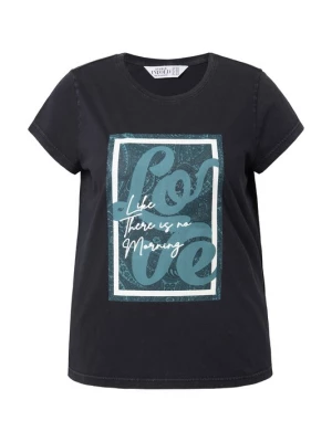 Foto van product Studio Untold Shirt antraciet / smaragd / wit