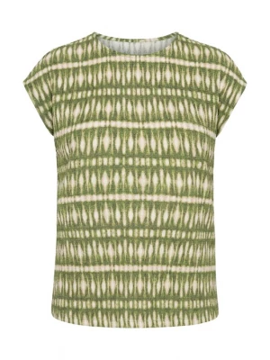 Foto van product Studio Untold Shirt olijfgroen / wit