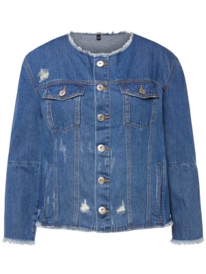 Foto van product Studio Untold Tussenjas blauw denim / gemengde kleuren
