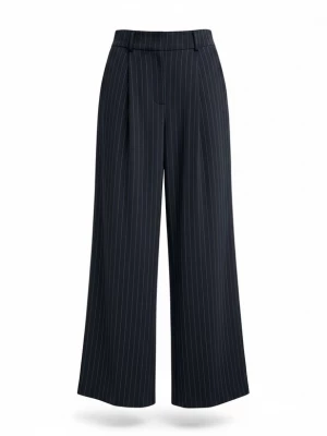 Foto van product studioselect Bandplooibroek 'Elsa' grijs / zwart