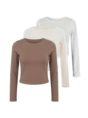 Foto van product studioselect Shirt 'Blanca' ecru / bruin / natuurwit
