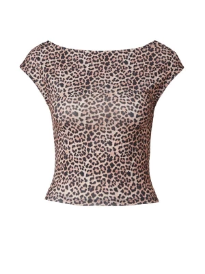 Foto van product studioselect Shirt 'Chiara' crème / taupe / zwart