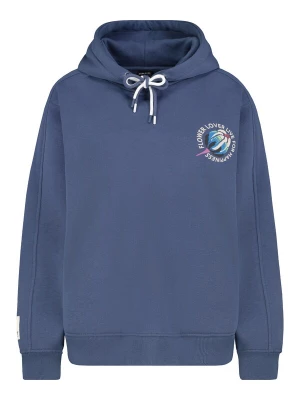 Foto van product Sublevel Sweatshirt blauw / saffier / limoen / offwhite