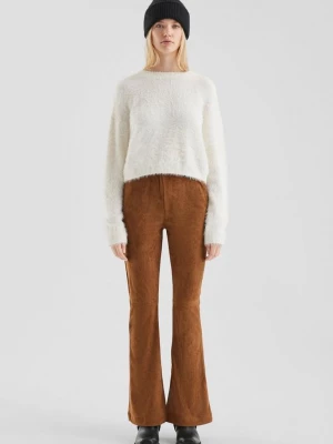 Foto van product Suède-look broek QS bruin