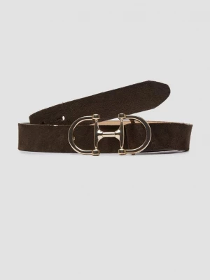 Foto van product Suède riem met elegante metalen gesp s.Oliver bruin