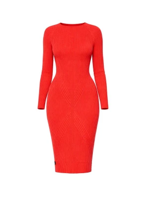 Foto van product Süel knitwear Gebreide jurk 'Gabi' neonrood
