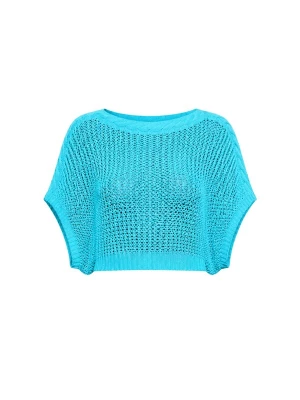 Foto van product Süel knitwear Gebreide top 'Birthday' turquoise