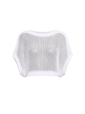 Foto van product Süel knitwear Gebreide top 'Birthday' wit