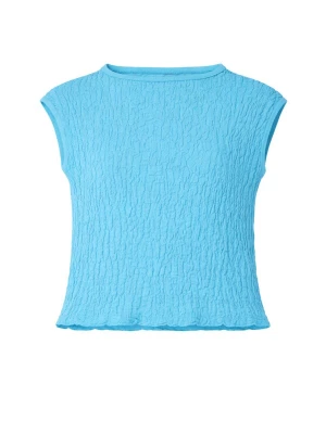 Foto van product Süel knitwear Gebreide top 'Wrinkled Texture' hemelsblauw